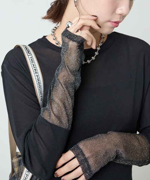HYSTERICS ヒスガール パワーネット メッシュ シアー トップス HYSTERICS ヒスガール パワーネット メッシュ シアー トップス
