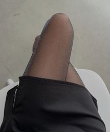 CLEA | シルバーラメ入りストッキング(タイツ/ストッキング)