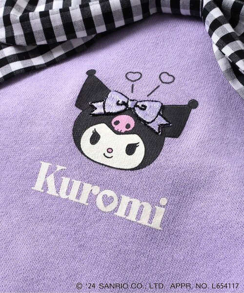 sanrio（サンリオ）の「マイメロディ・クロミ/リボン衿トレーナー（スウェット・キッズ・ラベンダー/ピンク・80/140/90/120/130/110/100）」の20枚目の写真