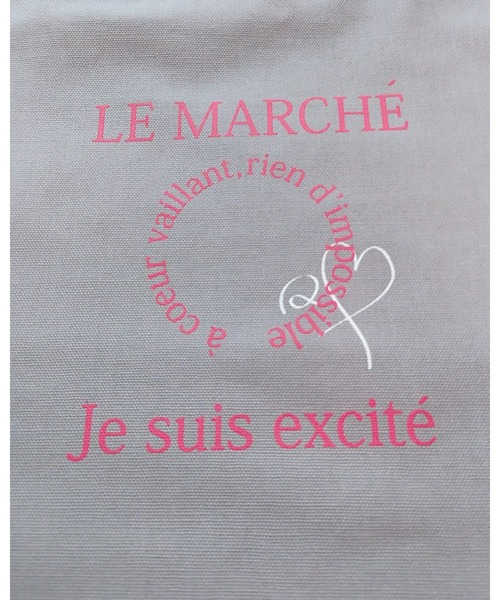 Q（キュー）の「キャンバスデイリートート（トートバッグ・レディース・グレー/ラベンダー/スモークピンク/ライトブルー/ブラック・ONE SIZE）」の19枚目の写真
