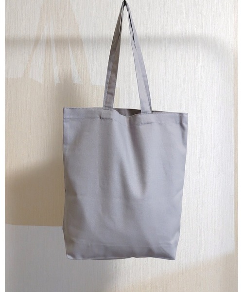 Q（キュー）の「キャンバスデイリートート（トートバッグ・レディース・グレー/ラベンダー/スモークピンク/ライトブルー/ブラック・ONE SIZE）」の17枚目の写真