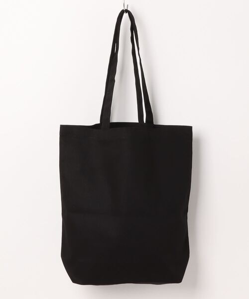 Q（キュー）の「キャンバスデイリートート（トートバッグ・レディース・グレー/ラベンダー/スモークピンク/ライトブルー/ブラック・ONE SIZE）」の8枚目の写真