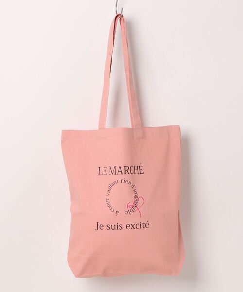 Q（キュー）の「キャンバスデイリートート（トートバッグ・レディース・グレー/ラベンダー/スモークピンク/ライトブルー/ブラック・ONE SIZE）」の13枚目の写真