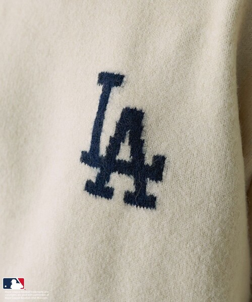 ニット セーター MLBジャカードロゴニット レディース FREAK'S STORE ニット セーター MLBジャカードロゴニット