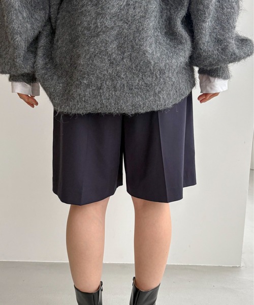 センタープレスタックハーフパンツ（その他パンツ）｜feepur