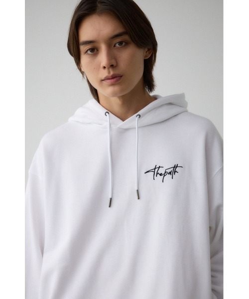 AZUL by moussy(アズールバイマウジー)の「相良刺繍スウェットパーカー(パーカー・メンズ・ホワイト/ブラック/レッド・FREE)」の4枚目の写真