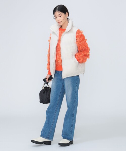 B:MING by BEAMS（ビーミングバイビームス）の「中綿 ベスト（S～M）（ベスト・レディース・カーキ/ナチュラル・SMALL/MEDIUM）」の15枚目の写真