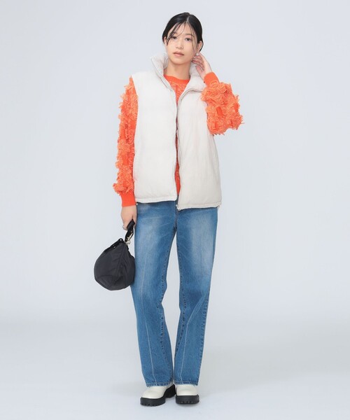 B:MING by BEAMS（ビーミングバイビームス）の「中綿 ベスト（S～M）（ベスト・レディース・カーキ/ナチュラル・SMALL/MEDIUM）」の17枚目の写真