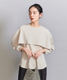 新品未使用 ユナイテッドアローズ カットソー ベージュ WEB限定 WARDROBE SMART】 クリア ガスコットン タートルネック