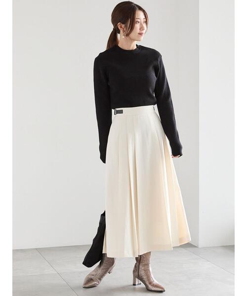 Te chichi（テチチ）の「リブクルーネックプルオーバー（ニット/セーター・レディース・ブロンズ/ブラック/シルバー・F）」の9枚目の写真