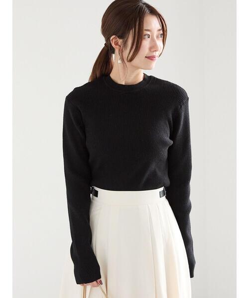 Te chichi（テチチ）の「リブクルーネックプルオーバー（ニット/セーター・レディース・ブロンズ/ブラック/シルバー・F）」の10枚目の写真