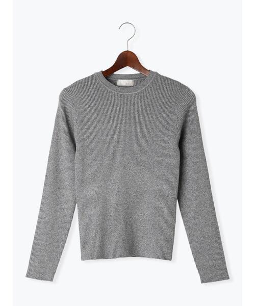 Te chichi（テチチ）の「リブクルーネックプルオーバー（ニット/セーター・レディース・ブロンズ/ブラック/シルバー・F）」の16枚目の写真