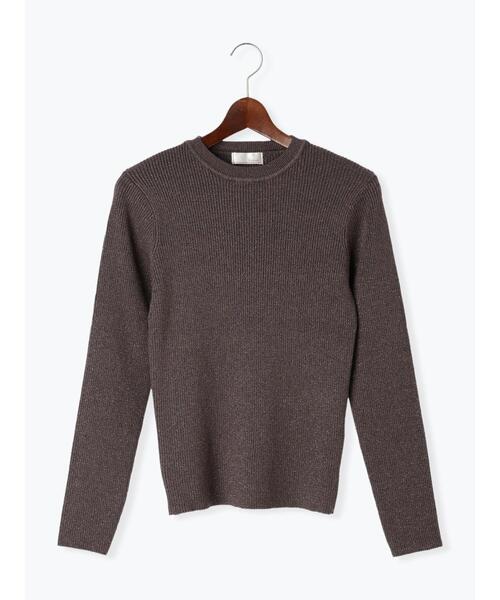 Te chichi（テチチ）の「リブクルーネックプルオーバー（ニット/セーター・レディース・ブロンズ/ブラック/シルバー・F）」の17枚目の写真