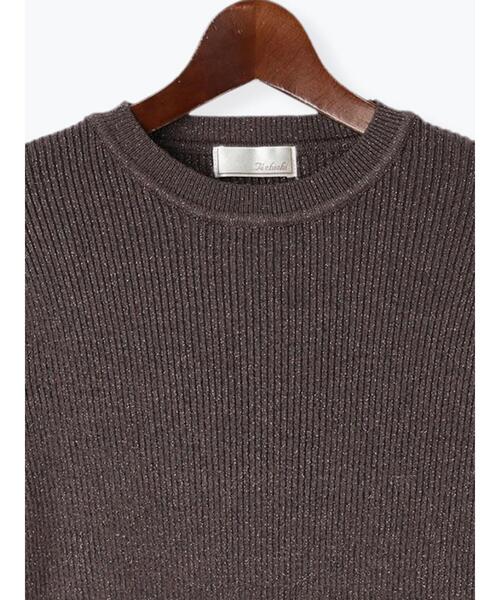 Te chichi（テチチ）の「リブクルーネックプルオーバー（ニット/セーター・レディース・ブロンズ/ブラック/シルバー・F）」の19枚目の写真