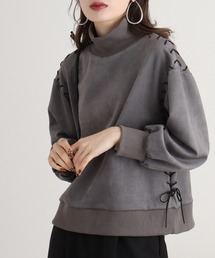 tシャツ Eglantine ロゴ入りハイネックカットソー レディース ハイネックロングTシャツ / GRACE CONTINENTAL | GRACE