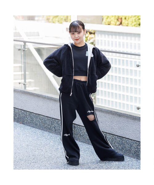 algy（アルジー）の「【ACTIVE】サガラワッペントレーナー（スウェット・キッズ・ネイビー/オフホワイト/ブラック・XXX-SMALL/XX-SMALL/X-SMALL/MEDIUM/SMALL）」の7枚目の写真