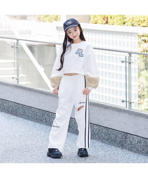 algy（アルジー）の「【ACTIVE】サガラワッペントレーナー（スウェット・キッズ・ネイビー/オフホワイト/ブラック・XXX-SMALL/XX-SMALL/X-SMALL/MEDIUM/SMALL）」の8枚目の写真