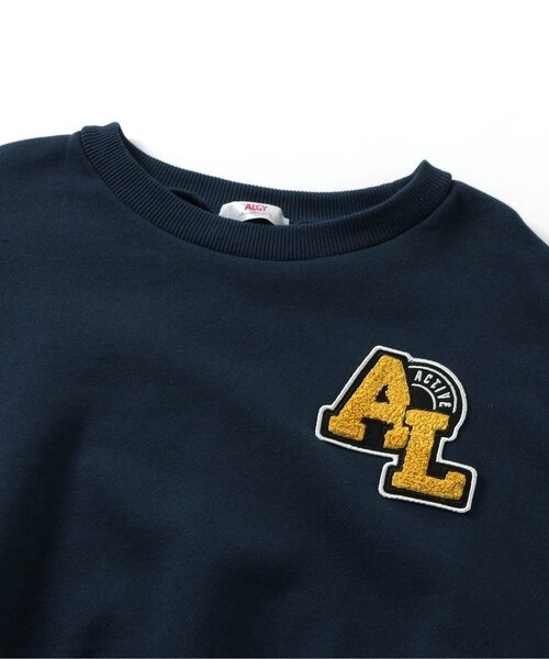algy（アルジー）の「【ACTIVE】サガラワッペントレーナー（スウェット・キッズ・ネイビー/オフホワイト/ブラック・XXX-SMALL/XX-SMALL/X-SMALL/MEDIUM/SMALL）」の18枚目の写真