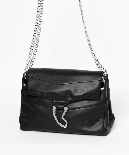 HARE（ハレ）の「カラビナフラップBAG(HARE)（ショルダーバッグ・メンズ・ブラック・FREE）」の11枚目の写真