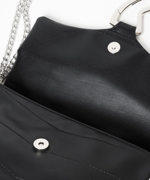 HARE（ハレ）の「カラビナフラップBAG(HARE)（ショルダーバッグ・メンズ・ブラック・FREE）」の9枚目の写真