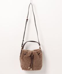 EDIT COLOGNE | ボア巾着ショルダーバッグ(ショルダーバッグ)