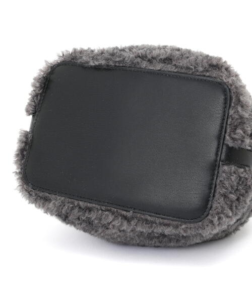 EDIT COLOGNE（エディットコロン）の「ボア巾着ショルダーバッグ（ショルダーバッグ・レディース・ブラウン/ダークグレー・ﾌﾘ-）」の11枚目の写真