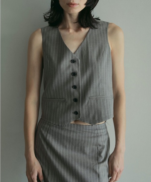 ànuke anuke Cutoff twil vest アンヌーク ANUKE アンヌーク Cutoff Twill Vest 即日発送 : RAPTURE - 通販