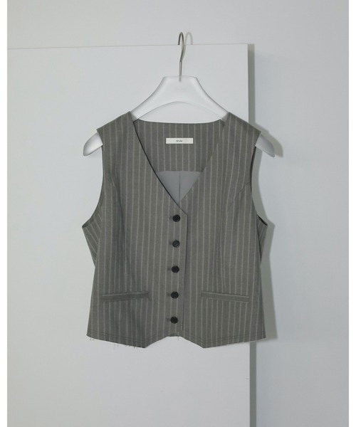 21SS PERVERZE Compact Crack Vest ベスト 美品 21SS PERVERZE Compact Crack Vest ベスト 美品 レディース