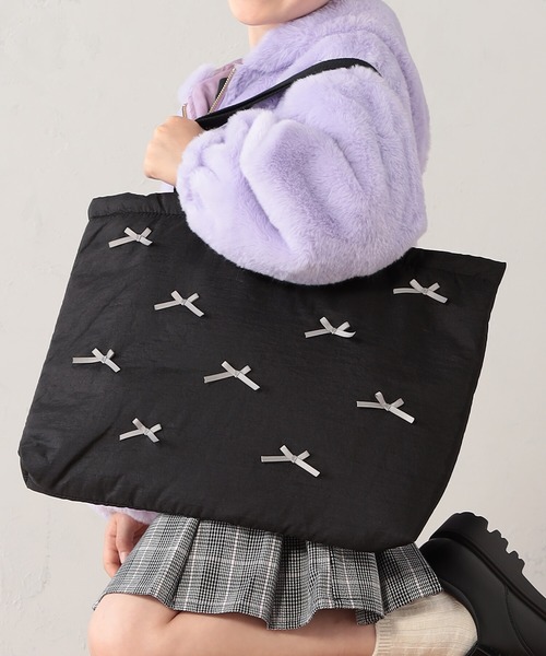 FOUND GOOD（ファウンドグッド）の「K/ナカワタレッスントート（トートバッグ・キッズ・ブラック/グリーン系8/グレー系・FREE）」の6枚目の写真