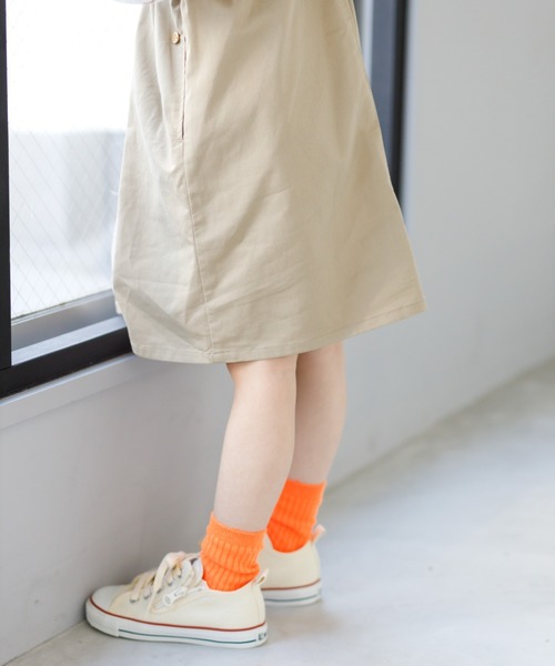 MAKE YOUR DAY（メイクユアデイ）の「ハイウエストジャンパースカート■80～140cm（ジャンパースカート・キッズ・ベージュ/ブルー/グレー・80/90/100/110/120/130/140）」の20枚目の写真