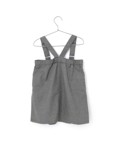 MAKE YOUR DAY（メイクユアデイ）の「ハイウエストジャンパースカート■80～140cm（ジャンパースカート・キッズ・ベージュ/ブルー/グレー・80/90/100/110/120/130/140）」の5枚目の写真