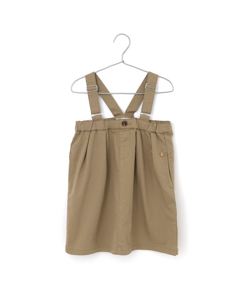 MAKE YOUR DAY（メイクユアデイ）の「ハイウエストジャンパースカート■80～140cm（ジャンパースカート・キッズ・ベージュ/ブルー/グレー・80/90/100/110/120/130/140）」の6枚目の写真