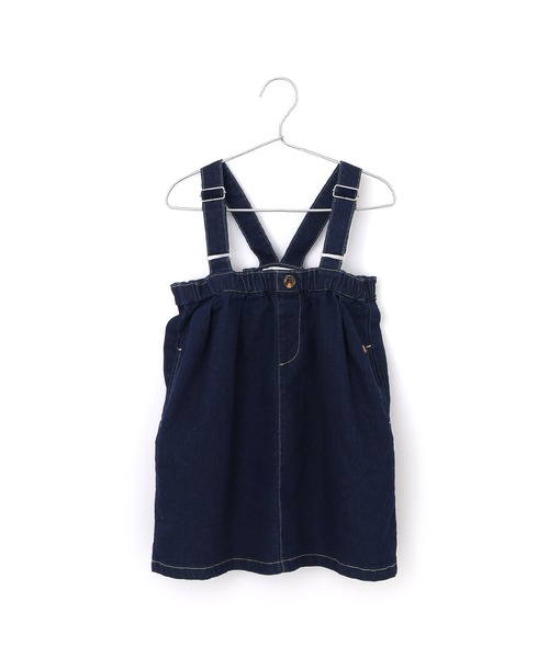 MAKE YOUR DAY（メイクユアデイ）の「ハイウエストジャンパースカート■80～140cm（ジャンパースカート・キッズ・ベージュ/ブルー/グレー・80/90/100/110/120/130/140）」の22枚目の写真