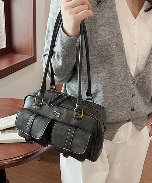 ◼︎Old school tattooブラックパンサーハンドバッグ　セカンドバッグ ◼︎Old school tattooブラックパンサーハンドバッグ セカンドバッグ