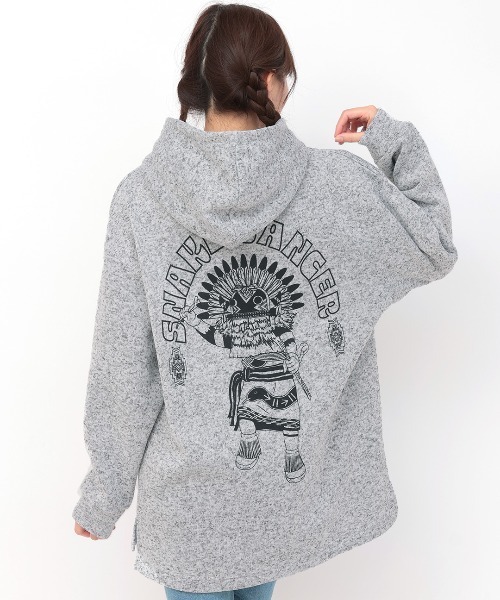 チチカカ(チチカカ)の「スネークダンサープリントプルパーカー(パーカー・レディース・グレー/ブラック/グリーン/ブルー・FREE)」の21枚目の写真