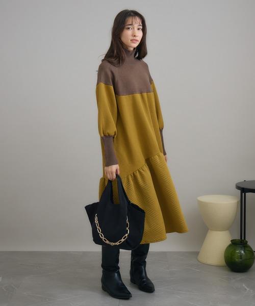 KATHARINE ROSS（キャサリンロス）の「【KATHARINE ROSS】ソフトラウンドトートバッグ（トートバッグ・レディース・ブラウン/ブラック・MEDIUM）」の8枚目の写真