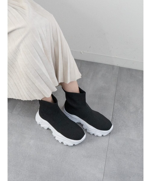 ニットスニーカーブーツ(ブーツ)|Fabby fabby(ファビィーファビィー) ニットスニーカーブーツ(ブーツ)|Fabby fabby(ファビィーファビィー)