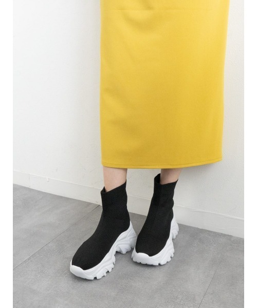 ニットスニーカーブーツ(ブーツ)|Fabby fabby(ファビィーファビィー) ニットスニーカーブーツ(ブーツ)|Fabby fabby(ファビィーファビィー)