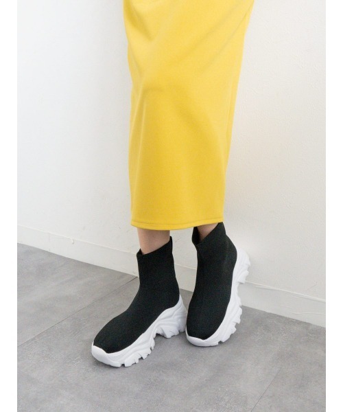 ニットスニーカーブーツ(ブーツ)|Fabby fabby(ファビィーファビィー) ニットスニーカーブーツ(ブーツ)|Fabby fabby(ファビィーファビィー)