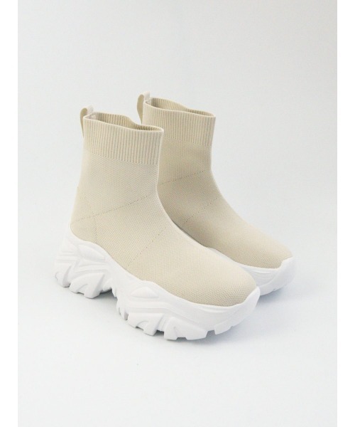 ニットスニーカーブーツ(ブーツ)|Fabby fabby(ファビィーファビィー) ニットスニーカーブーツ(ブーツ)|Fabby fabby(ファビィーファビィー)
