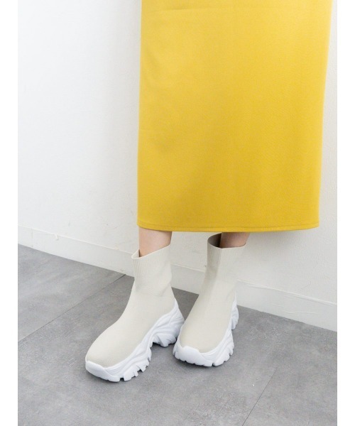 ニットスニーカーブーツ(ブーツ)|Fabby fabby(ファビィーファビィー) ニットスニーカーブーツ(ブーツ)|Fabby fabby(ファビィーファビィー)