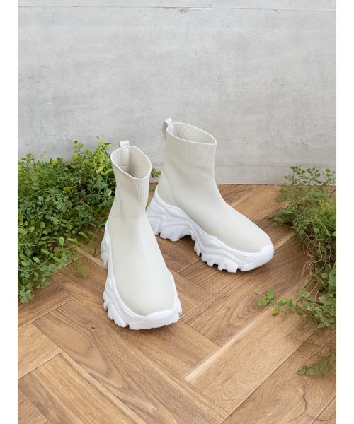 ニットスニーカーブーツ(ブーツ)|Fabby fabby(ファビィーファビィー) ニットスニーカーブーツ(ブーツ)|Fabby fabby(ファビィーファビィー)