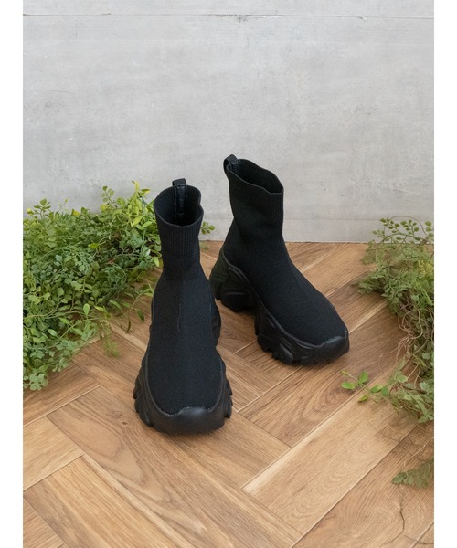 ニットスニーカーブーツ(ブーツ)|Fabby fabby(ファビィーファビィー) ニットスニーカーブーツ(ブーツ)|Fabby fabby(ファビィーファビィー)