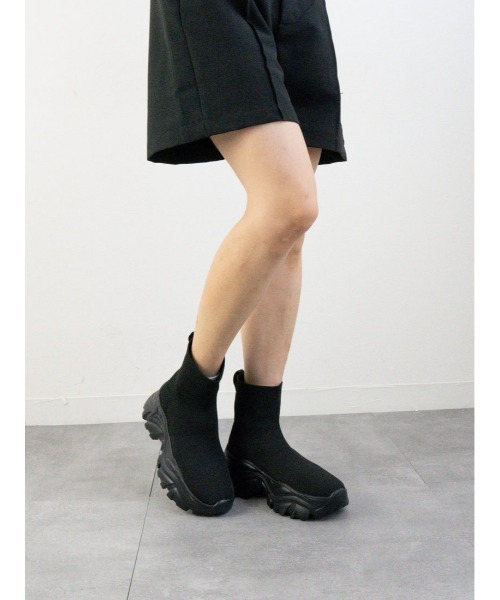 ニットスニーカーブーツ(ブーツ)|Fabby fabby(ファビィーファビィー) ニットスニーカーブーツ(ブーツ)|Fabby fabby(ファビィーファビィー)