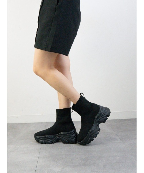 ニットスニーカーブーツ(ブーツ)|Fabby fabby(ファビィーファビィー) ニットスニーカーブーツ(ブーツ)|Fabby fabby(ファビィーファビィー)