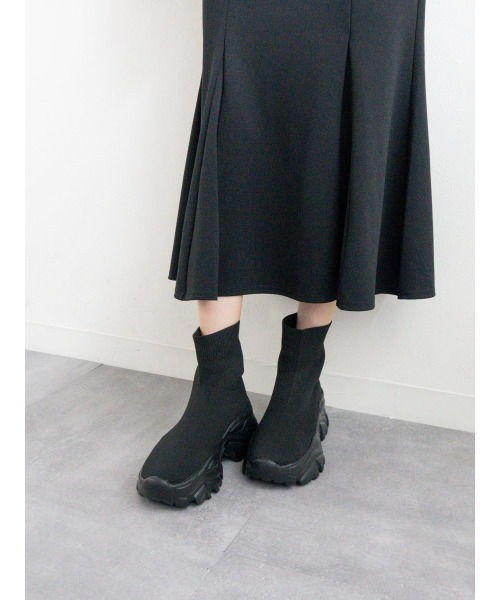 ニットスニーカーブーツ(ブーツ)|Fabby fabby(ファビィーファビィー) ニットスニーカーブーツ(ブーツ)|Fabby fabby(ファビィーファビィー)