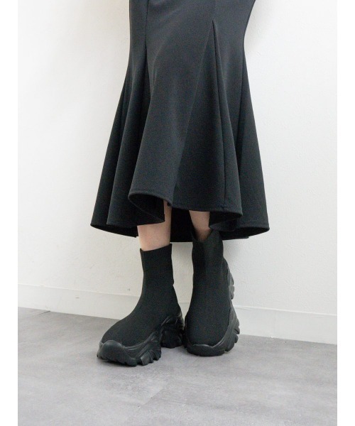 ニットスニーカーブーツ(ブーツ)|Fabby fabby(ファビィーファビィー) ニットスニーカーブーツ(ブーツ)|Fabby fabby(ファビィーファビィー)
