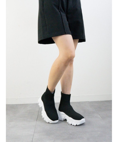 ニットスニーカーブーツ(ブーツ)|Fabby fabby(ファビィーファビィー) ニットスニーカーブーツ(ブーツ)|Fabby fabby(ファビィーファビィー)