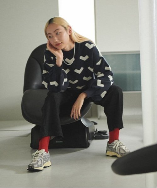 LUKU nari(ルクナーリ)の「デニムワイドパンツ(デニムパンツ・レディース・ブラック/サックスブルー/ブルー・M/S/L)」の12枚目の写真