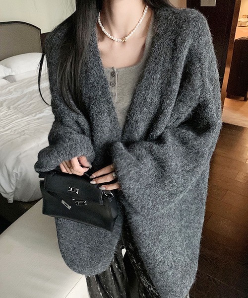 セール】オーバーサイズニットカーディガン（カーディガン/ボレロ